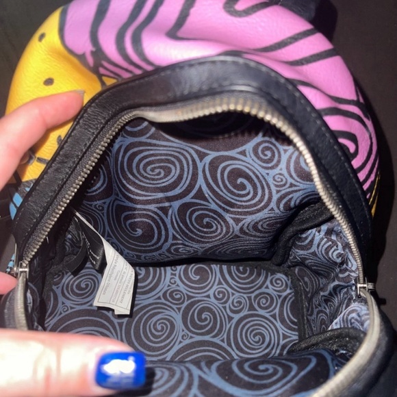 Loungefly Multicolor Nightmare Before Christmas Backpack and Wallet - Picture 8 of 12